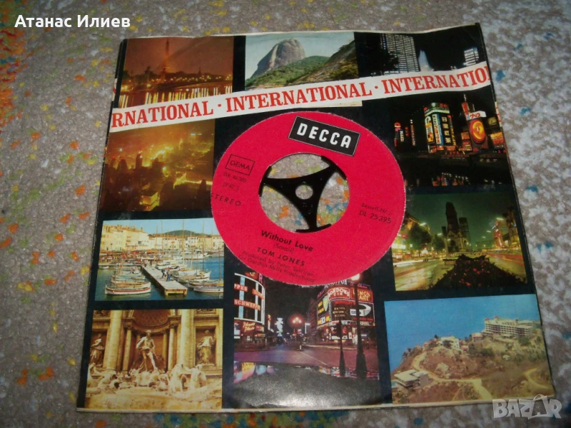 Tom Jones – Without Love, малка плоча сингли, снимка 1