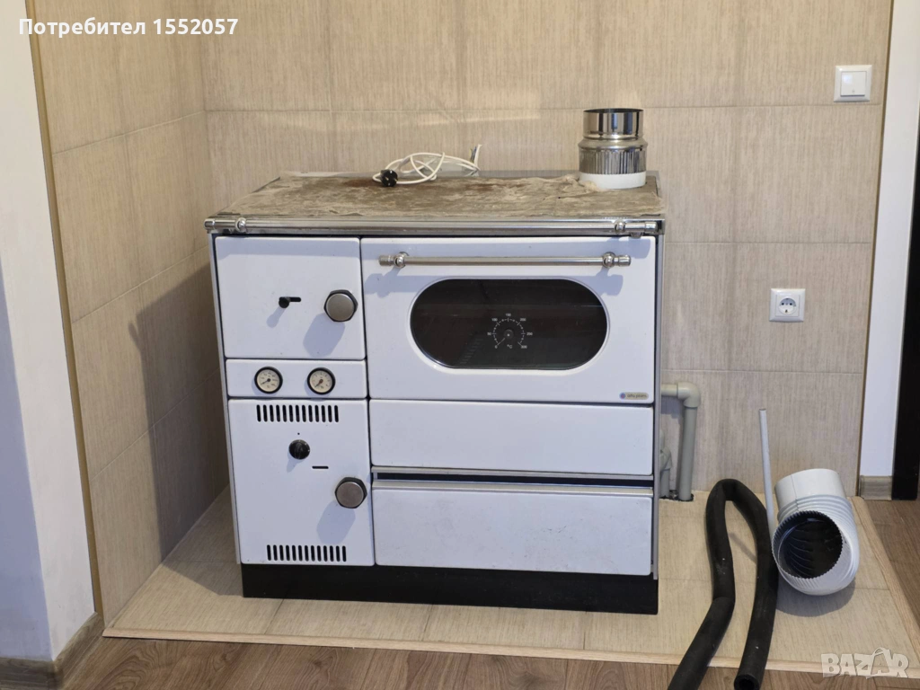 Печка за парно на дърва, снимка 1