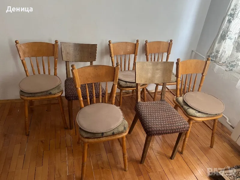 Дървени столове, снимка 1