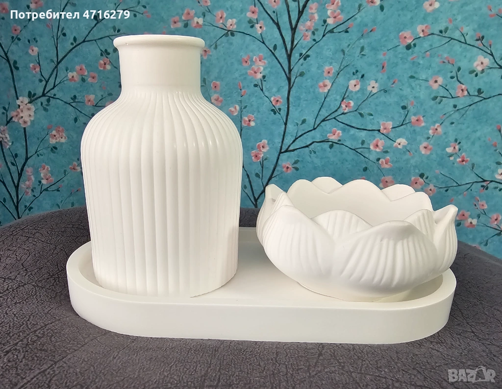 Чудесни гипсокерамични отливки за декорация - ръчно изработени, снимка 1