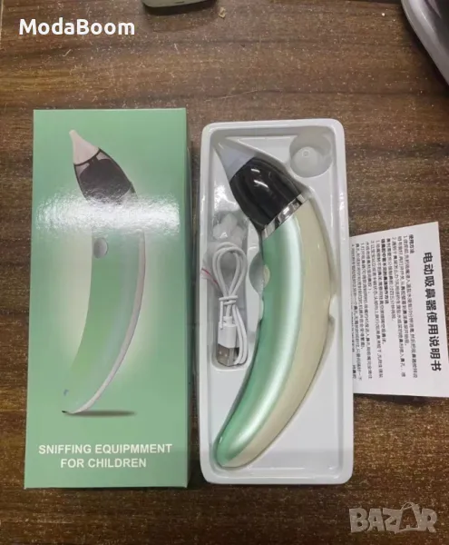 Бебешки аспиратор, за почистване на нос с няколко сменящи се глави, снимка 1