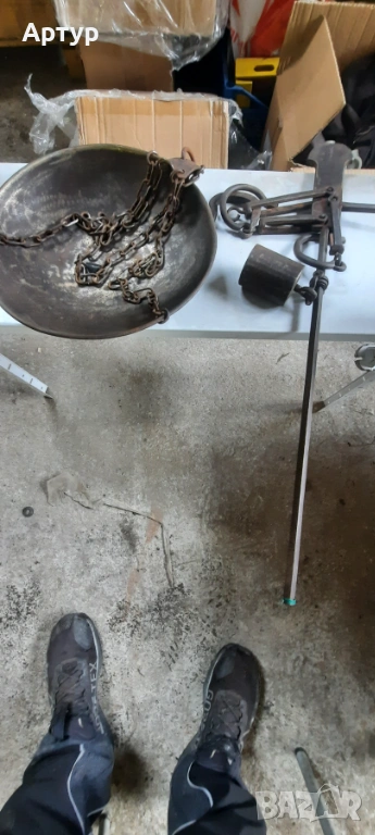 Старинен кантар, снимка 1