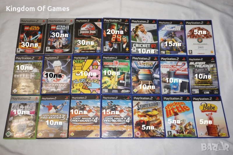 Игри за PS2 Lego/Jurrasic Park/24 The Game/Turbo Trucks/Tony Hawk's/Kuri Kuri/Turbo Trucks/NHL Hitz/, снимка 1