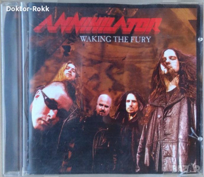 Annihilator – Waking The Fury (2002, CD) , снимка 1
