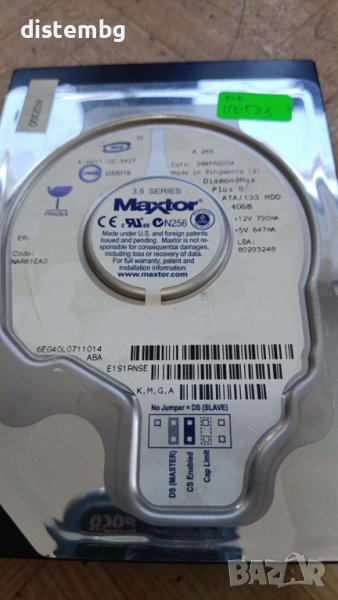 Твърд диск , Hard disk HDD IDE,ATA 40 GB 3.5'', снимка 1