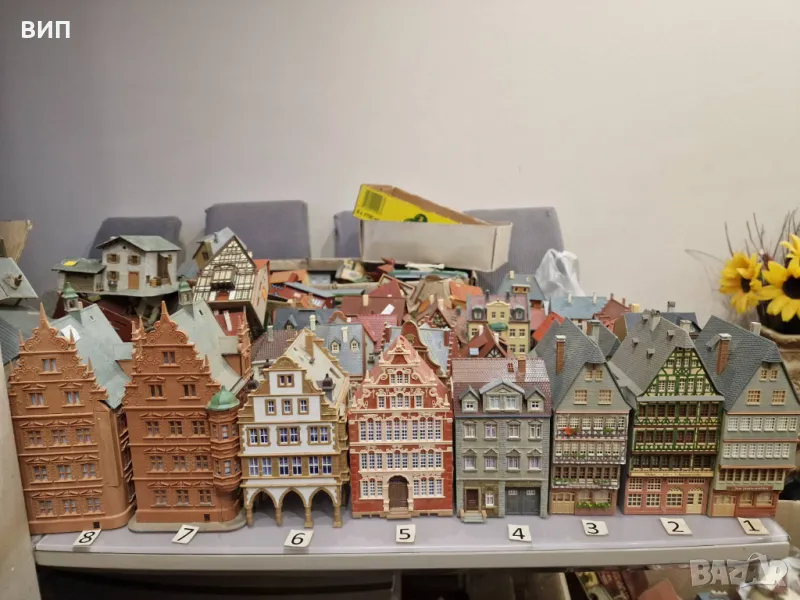 Сгради НО, за ЖП моделизъм, някои са с дребни липси и забележки, снимка 1