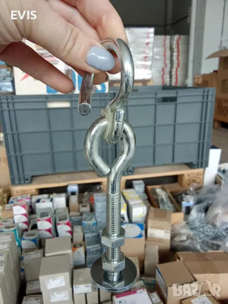 Продавам монтажен комплект с кука тип "pig tail" (свинска опашка), снимка 1