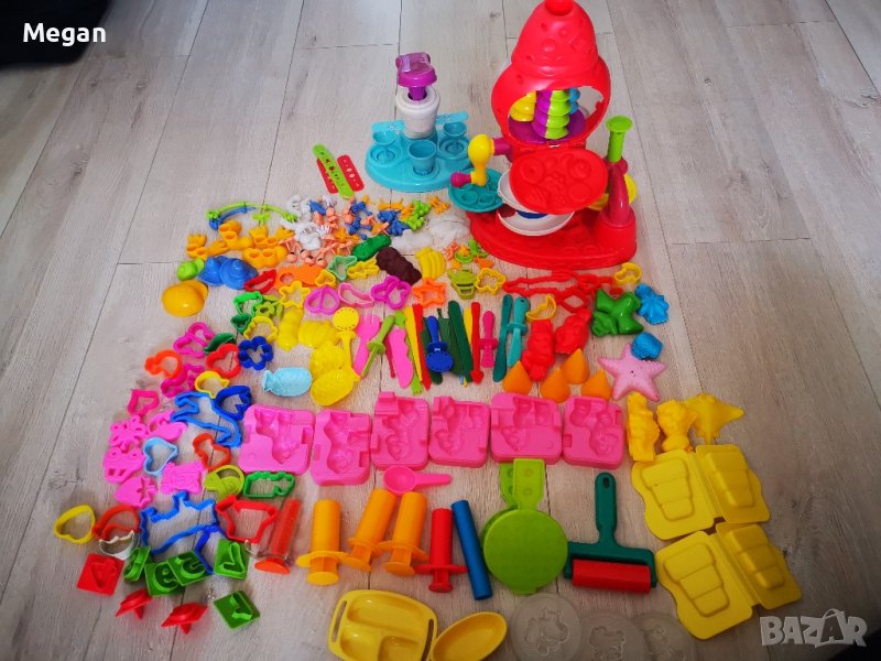Мега-комплект за игра с пластелини Playdough, снимка 1