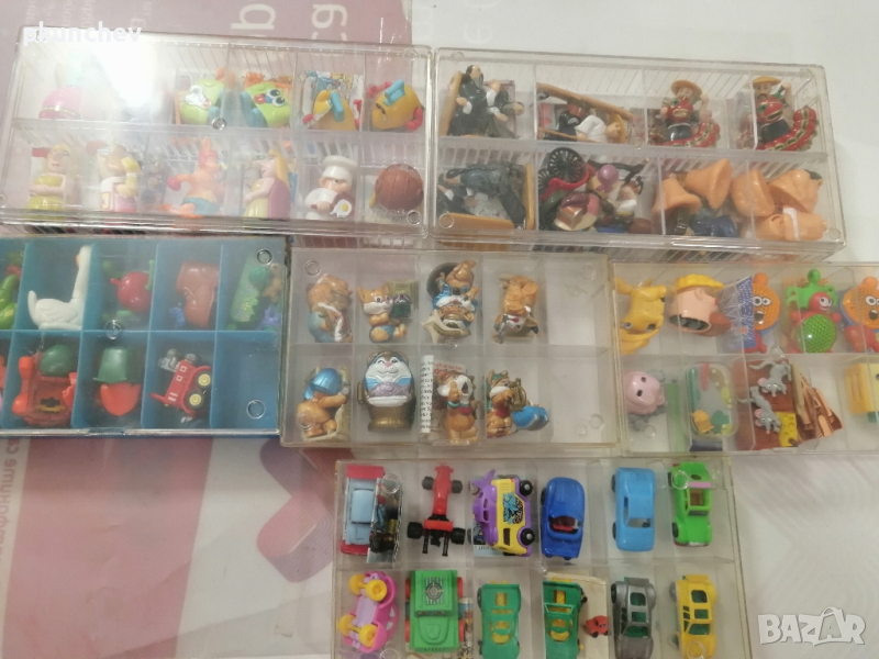 Играчки от яйца Kinder 56 броя, снимка 1