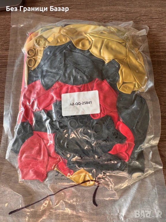 Нова Декорация червено, черно и златно балони Украса Рожден ден Парти, снимка 1