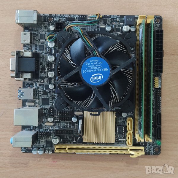 Компютърни компоненти комплект ASUS H81I + Intel Celeron + 8GB DDR4 + FAN КОМПЮТЪР, снимка 1