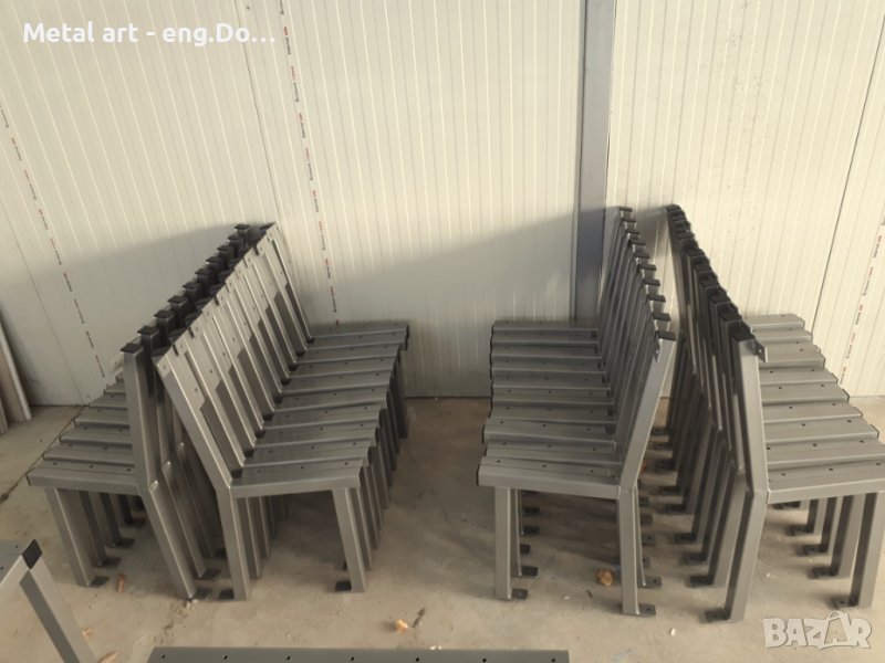 Метални крака за Пейка / Скамейка, снимка 1