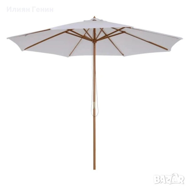 Слънчев чадър Ø 300 см, чадър с UV защита, снимка 1