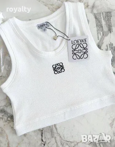 Loewe дамски бели потници/топ, снимка 1
