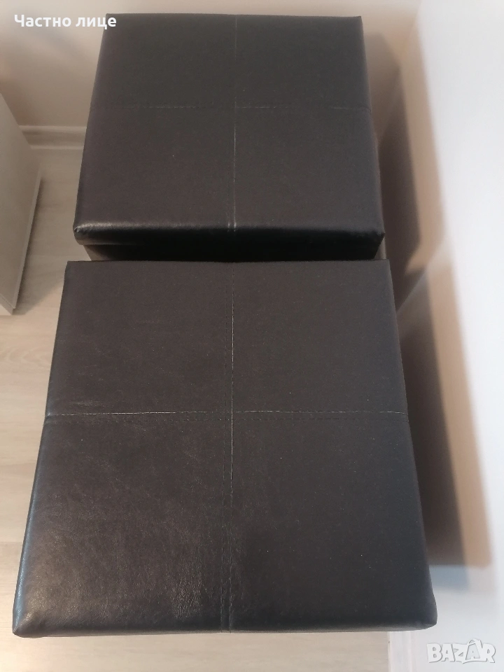 Като нови кожени табуретки , снимка 1