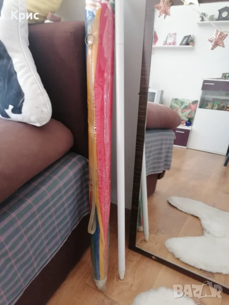 Разноцветен плажен чадър, снимка 1