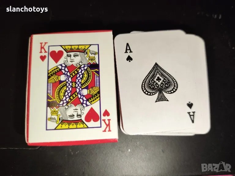 Мини карти за игра,52бр.пластик, снимка 1