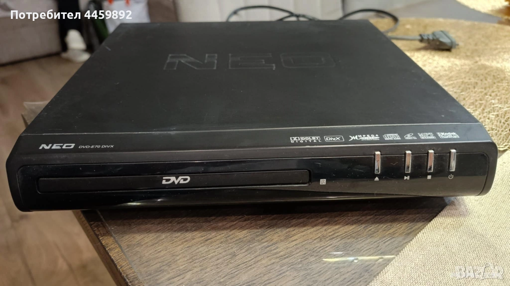 DVD плейър NEO E70 divx, снимка 1