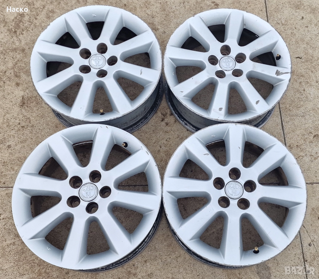 Джанти 16 Toyota Avensis 5x100 6.5J ET45 Тойота Авенсис 5х100 ЦО 54.1, снимка 1