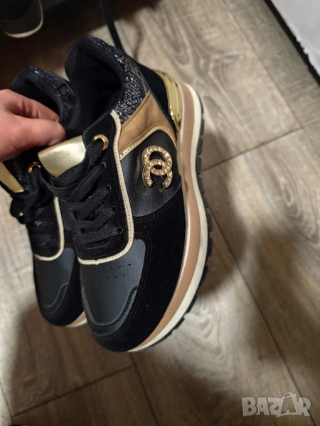 Черни дамски маратонки, снимка 1