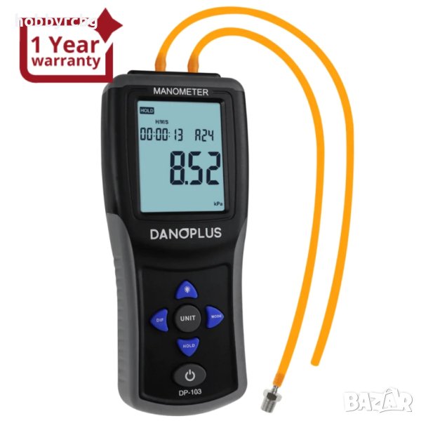 Манометър за измерване на вакуум, газово налягане, диференциално налягане, снимка 1