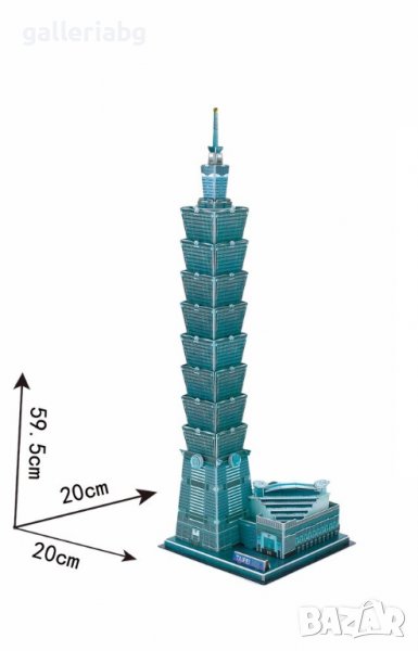 3D пъзел: Taipei 101 - Тайпе 101 (3Д пъзели), снимка 1