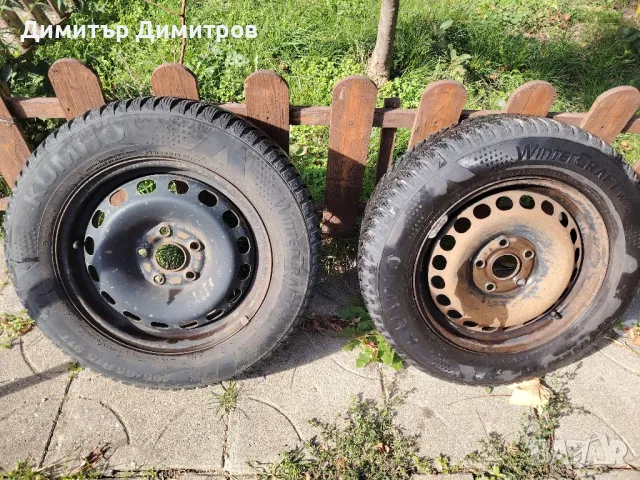 Два броя джанти с гуми 195/65 R15 5x112 заVW