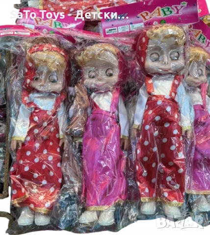 Кукла Маша с фигурка на мечока и музикална функция, снимка 2 - Кукли - 49909446