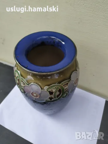 Старинна ваза Royal Doulton, снимка 3 - Антикварни и старинни предмети - 56311134