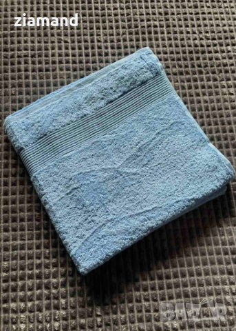 Хавлиена кърпа 70/140 cm синя, снимка 4 - Хавлиени кърпи - 44746134