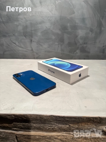 КАТО ЧИСТО НОВ Iphone 12 mini blue, снимка 4 - Apple iPhone - 52672471