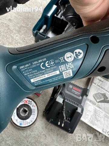 Bosch GWX 18V-7, снимка 7 - Ъглошлайфи - 52666144
