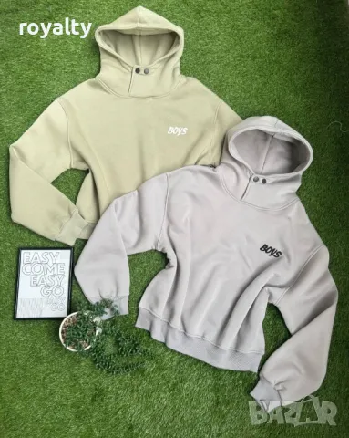 Ватиран Памучен суичър Различни цветове , снимка 5 - Суичъри - 49091564