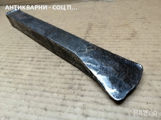 Стар Кован Клин За Цепене На Трупи / 3 кг Номер 5., снимка 4 - Антикварни и старинни предмети - 41699636