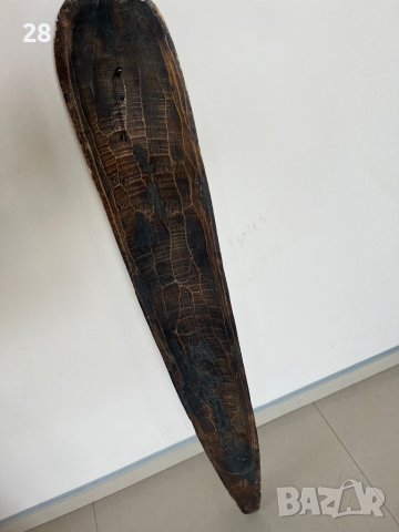 Голяма дървена маска 1м ръчно изработена, снимка 4 - Декорация за дома - 42497138