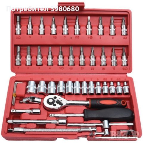 Комплект за ремонт на автомобил от 46 части ISC Chromium Steel , снимка 10 - Гедорета - 42234930