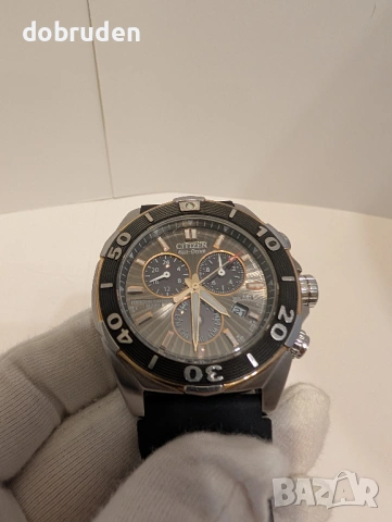 Промо! Citizen Signature Courageous BL5440 Solar Alarm Chrono часовник, снимка 2 - Мъжки - 53519298