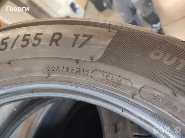 2бр.летни гуми 225/55/17 Michelin, снимка 5 - Гуми и джанти - 50411956