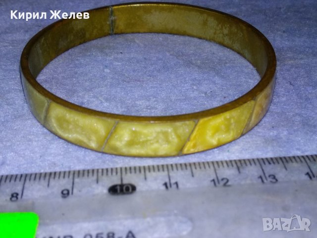 СТАРИННА ТИБЕТСКА ТРАДИЦИОННА ГРИВНА БРОН и ЯСПИС РЪЧНА ИЗРАБОТКА 26906, снимка 3 - Антикварни и старинни предмети - 40856265