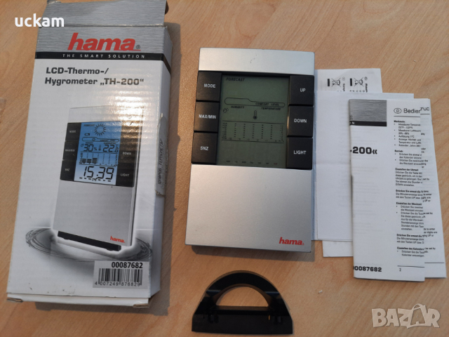 Термометър / Хидрометър Hama LCD TH-200, снимка 4 - Друга електроника - 44837097