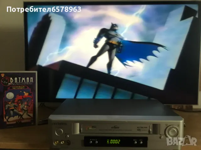 Видеокасета  '' BATMAN '' 1995 VHS, снимка 4 - Анимации - 50228319
