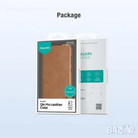 Samsung Galaxy S25+ 5G NILLKIN Wallet/ PU + TPU Кожен Калъф и Протектор, снимка 13 - Калъфи, кейсове - 51430816