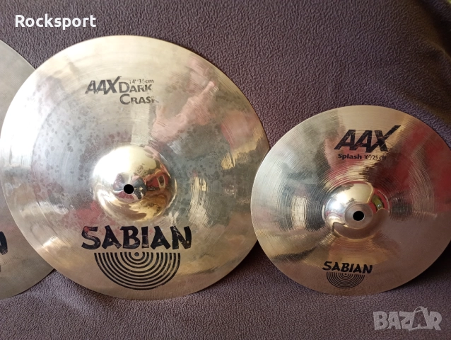 Sabian AAX Cymbal set & Hats, снимка 4 - Ударни инструменти - 52069716