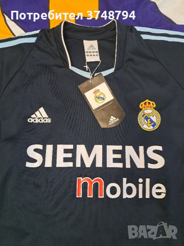 Тениска на Реал Мадрид на Луиш Фиго, снимка 3 - Футбол - 44744660