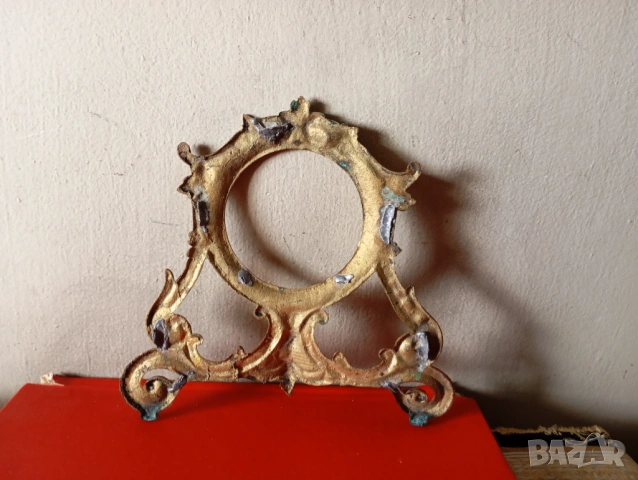 Стара барокова апликация,обков, снимка 4 - Други ценни предмети - 53673563