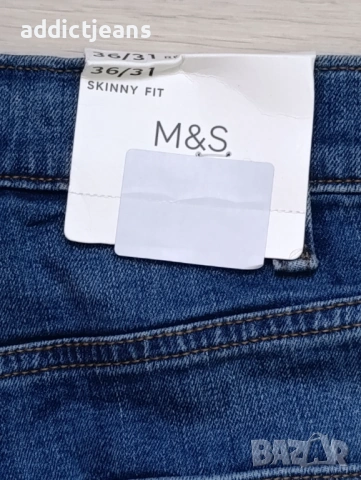 Мъжки дънки Marks&Spencer размер 36, снимка 7 - Дънки - 53508858