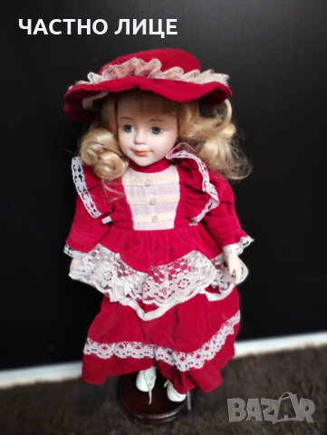 Стара Порцеланова кукла 50см, снимка 4 - Колекции - 44601958