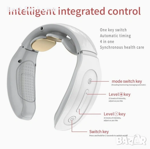 Многофункционален интелигентен масажор за рамене и шия, физиотерапевтичен , снимка 5 - Масажори - 53664004