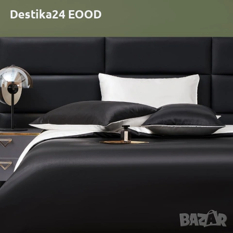 Сатенена завивка тип плик 240х260 см с 2 калъфки 65х65, снимка 7 - Спално бельо - 53171714