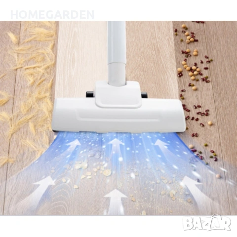 Акумулаторна домакинска ръчна прахосмукачка с 5 накрайника, снимка 3 - Прахосмукачки - 53508583